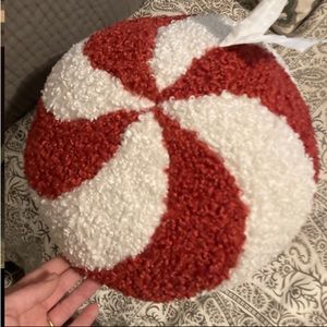 Last one 
Christmas- Peppermint-Sphere Teddy Pillow